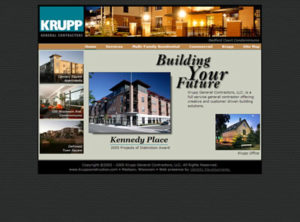 Krupp General Contractors Homepage 2005