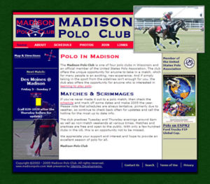 Madison Polo Club Homepage 2005.